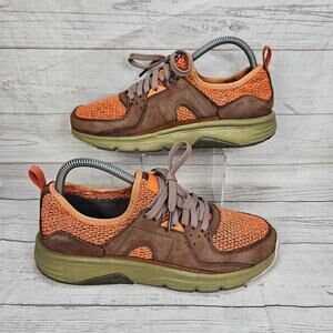 Camper Orange and Brown Drift Sneakers